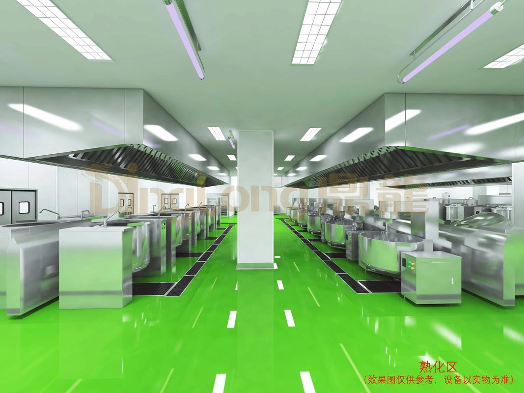 大型商用厨房设计 源头工厂的专业方案规划与多年工程实践